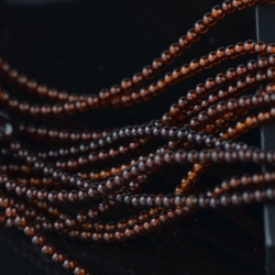 Amber necklace with cherry pendant